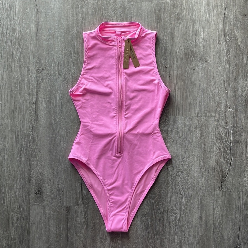 SOLD Skims Front Zip One Piece